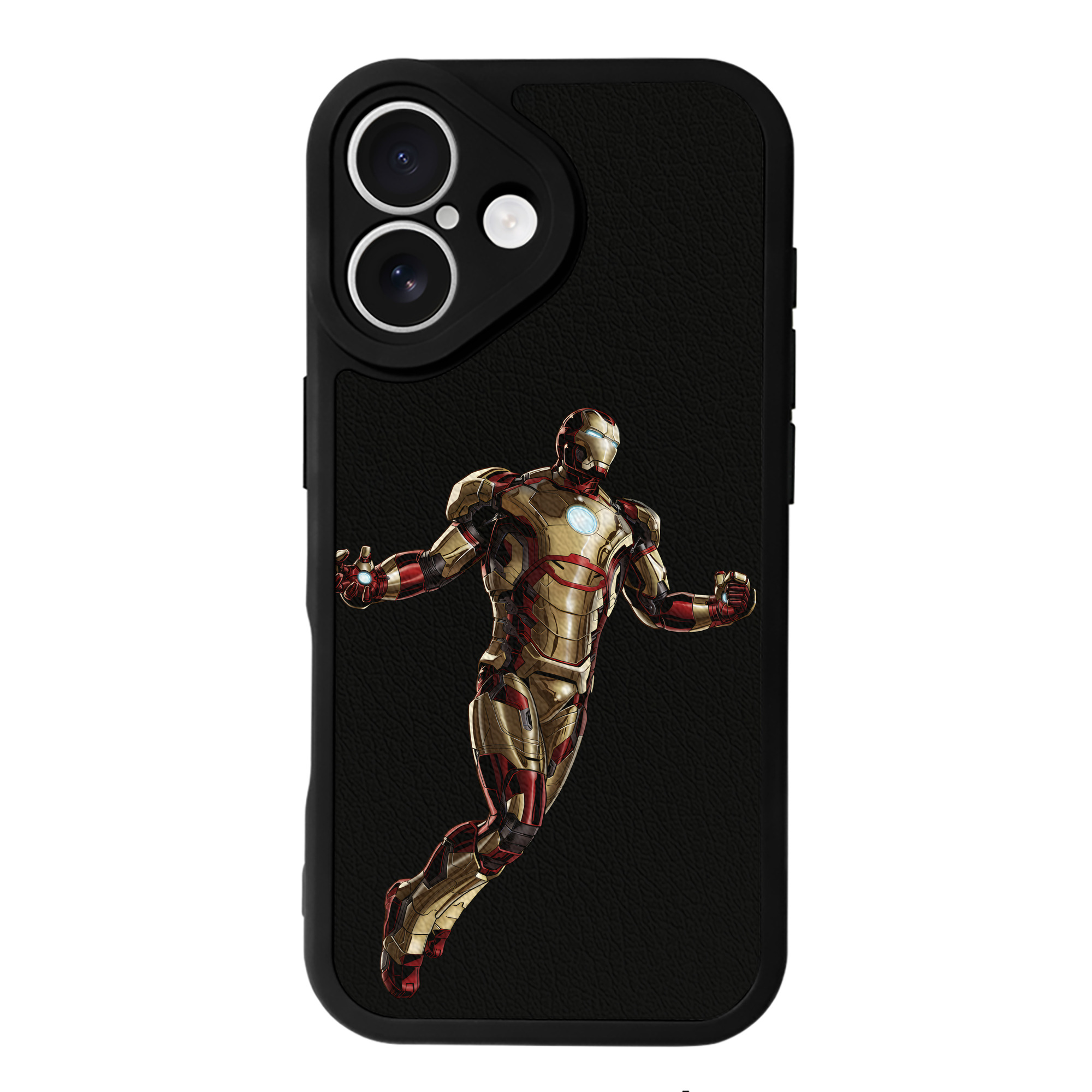 （画像用） アベンジャーズ The Avengers 【iPhone 16シリーズ対応】シリコンスマホケース（レザー調） 材質：シリコン